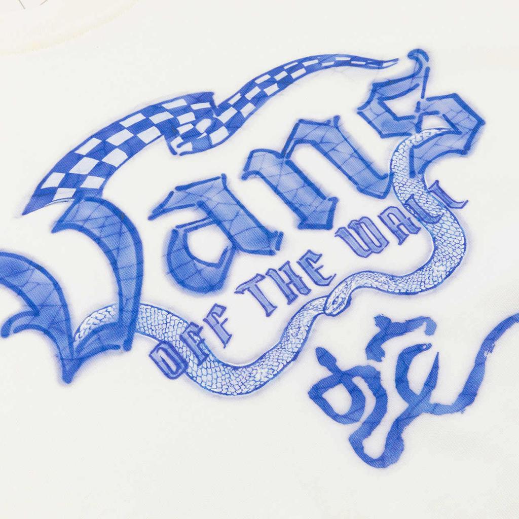 Vans Year of the Snake Embroidered Long Sleeve T-Shirt Off White Unisex VN000P39FS8