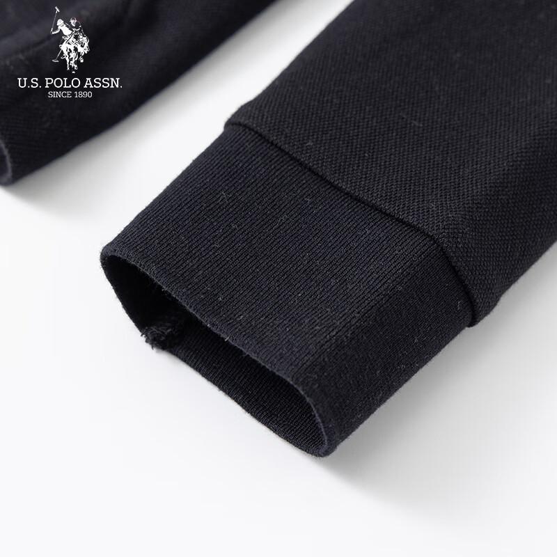 U.S. Polo Assn. Herren Business Casual Langarm-Poloshirt