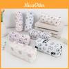 Cartoon Print Pencil Case With Large Capacity For Students And Makeup Storage