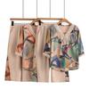 Elegant Spring Suit Two-Piece Set with 7/8 Sleeves for Summer