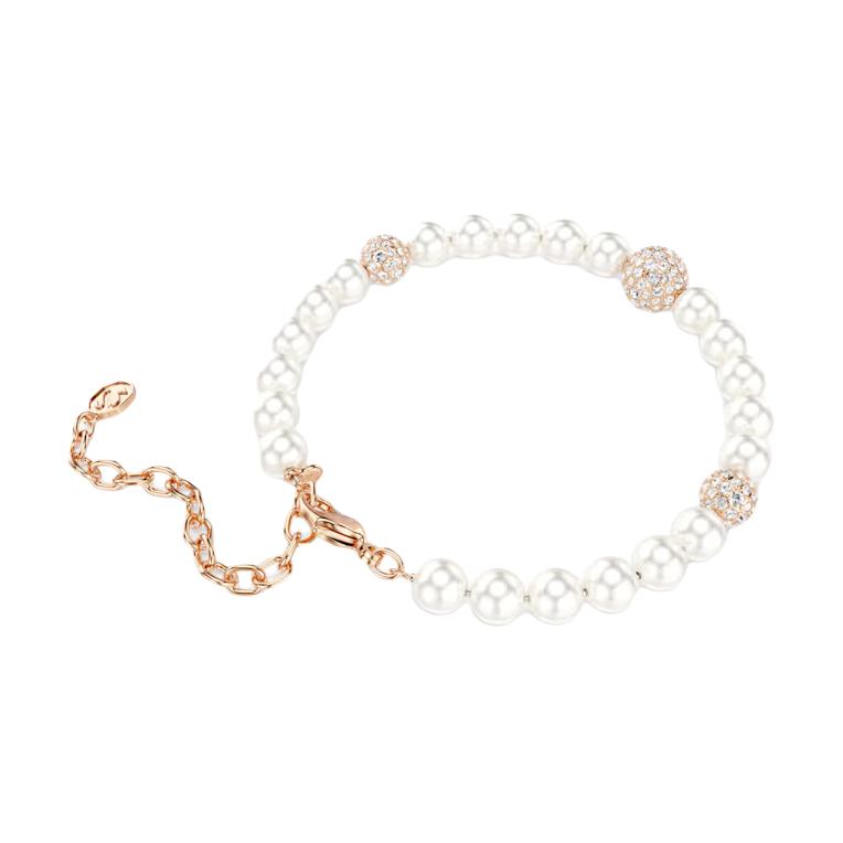 

Swarovski Matrix Paved Bead Design Bracelet Women bracelets White 5743458 Box (Random Color)