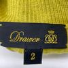 DRAWER Yellow Cashmere Silk Turtleneck Ribbed Knit Top Tops 2 yellowUsed