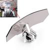 Bruce & Shark Motorcycle Universal Adjustable Clip Spoiler Shield Screen Universal Smoke
