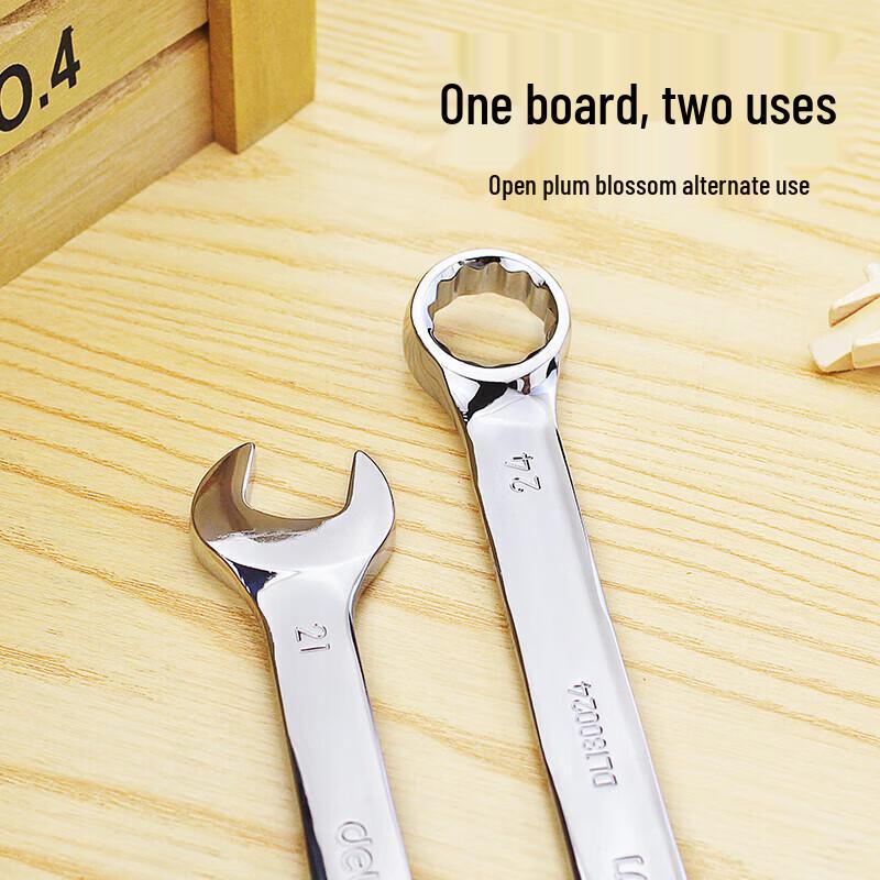 Deli Mirror-Polished Combination Wrench