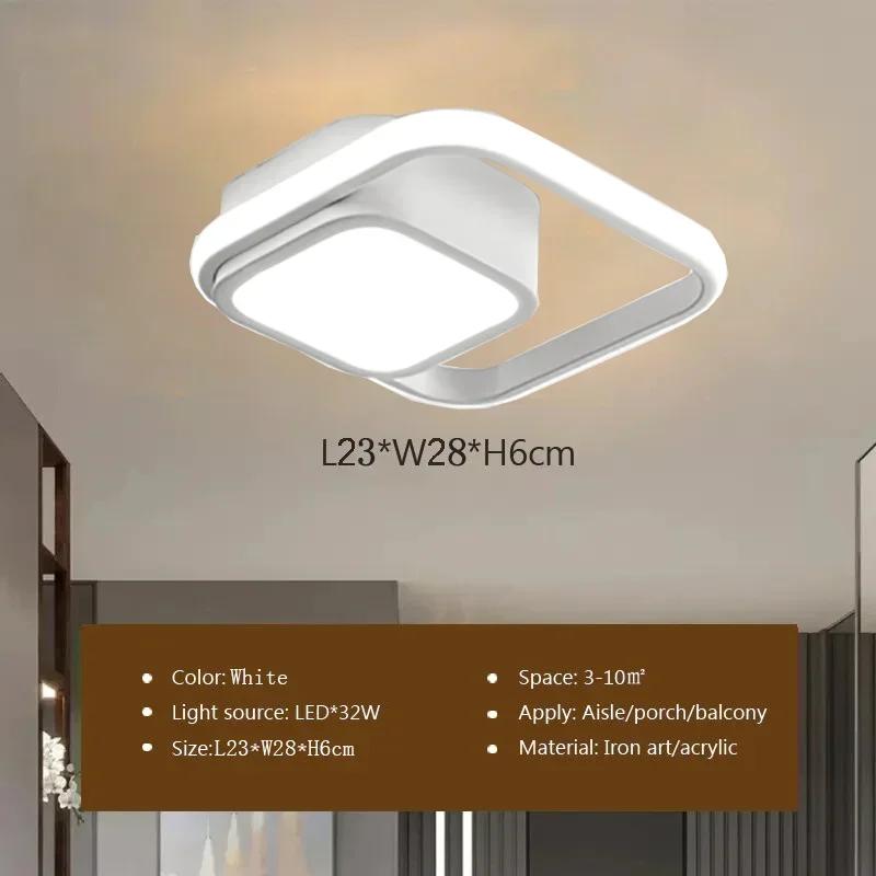LED Aisle Ceiling Light Body Sensor Ceiling Lamp 36W 32W Bacony Entryway Closet Cloakroom Led Ceiling Lighting Fixtures Lustre