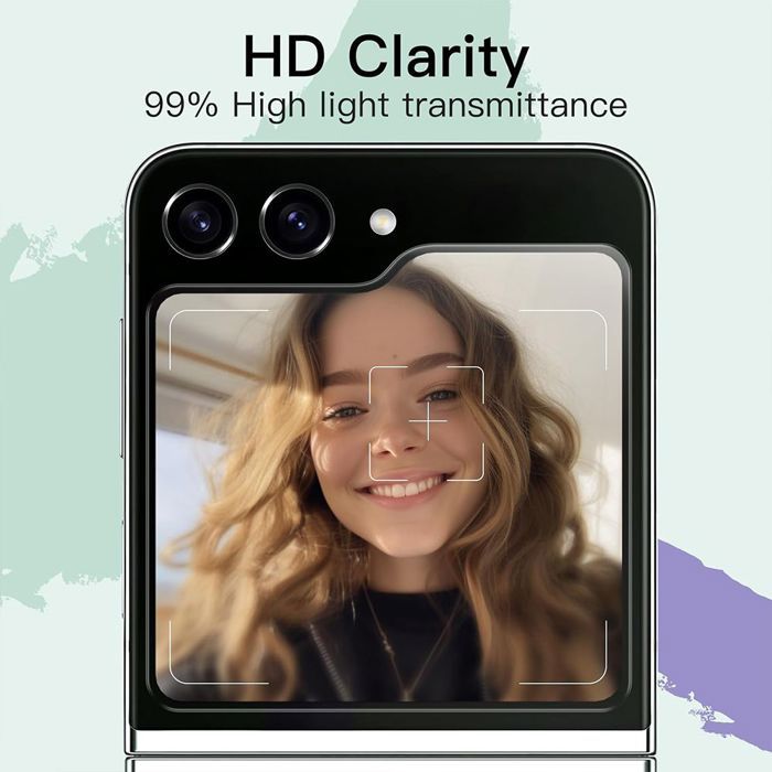 4 Tempered Glass for Samsung Galaxy Z Flip 5/6 - BOOLING - Scratch-Resistant Transparent Screen Protector