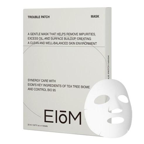 EIOM Trouble Patch Mask Sebum Care & Soothing Sheet Mask 4 Sheets 1box (4sheet)