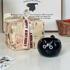 High-value birthday gift, cute Siamese cat ceramic mug, gift box for men, women and sisters and children
