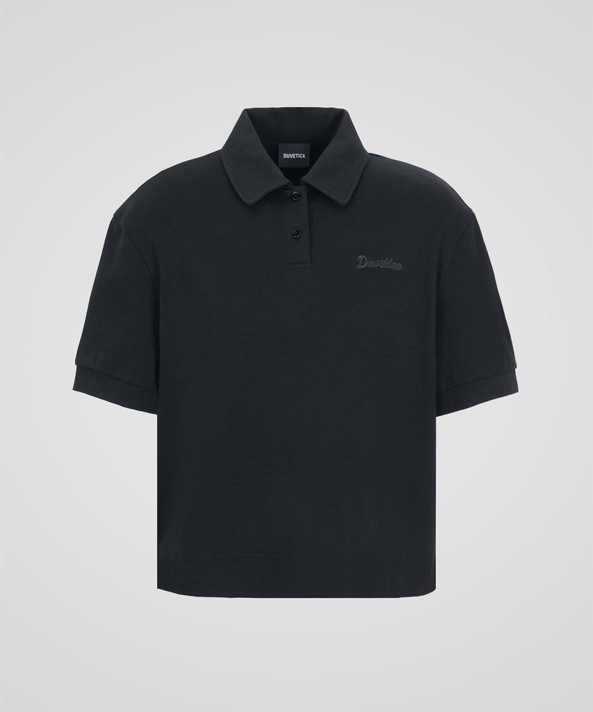 DUVETICA Nerte (Black) (Women'S Short-Sleeve Polo Shirt)