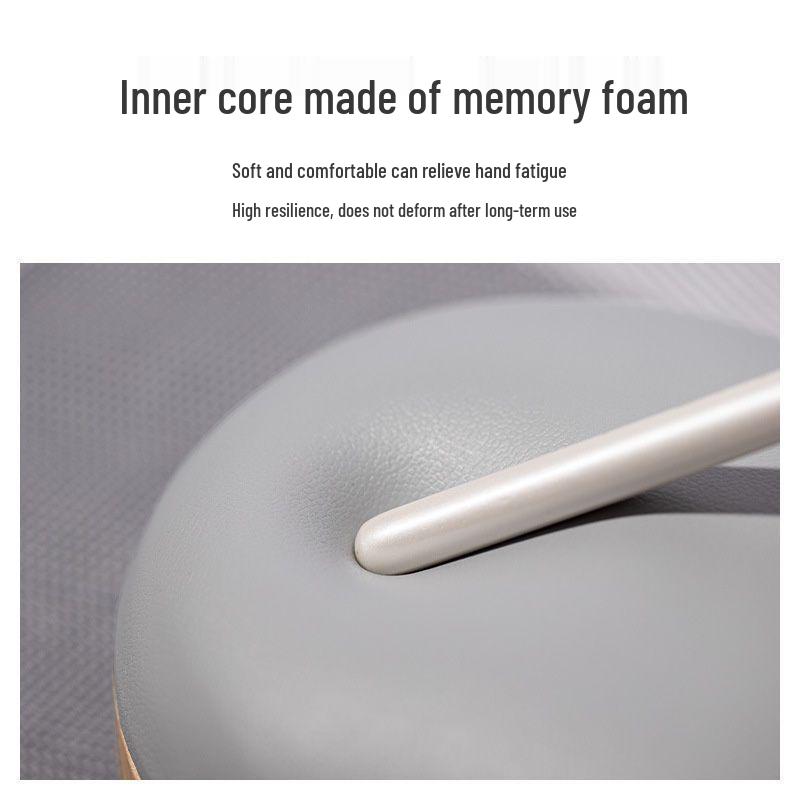 Handmade Leather Log-Style Nail Art Mat - Stain-Proof Cushion for Salon Use
