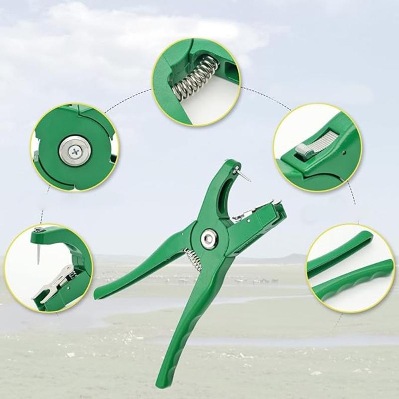 Ear Mark Pliers Durability Alloy Livestock Ear Mark Applicator Animal Ear Piers for Cattle Pigs Sheep Goats and Horses