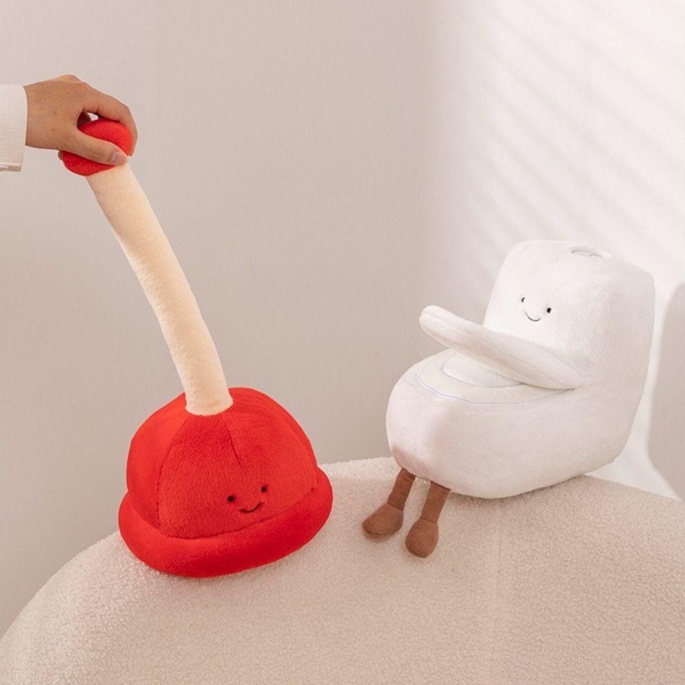 Cute Doll Cleaner Toilet Plush Doll Toilet Cleaner Funny Toilet Doll  Birthday Gift