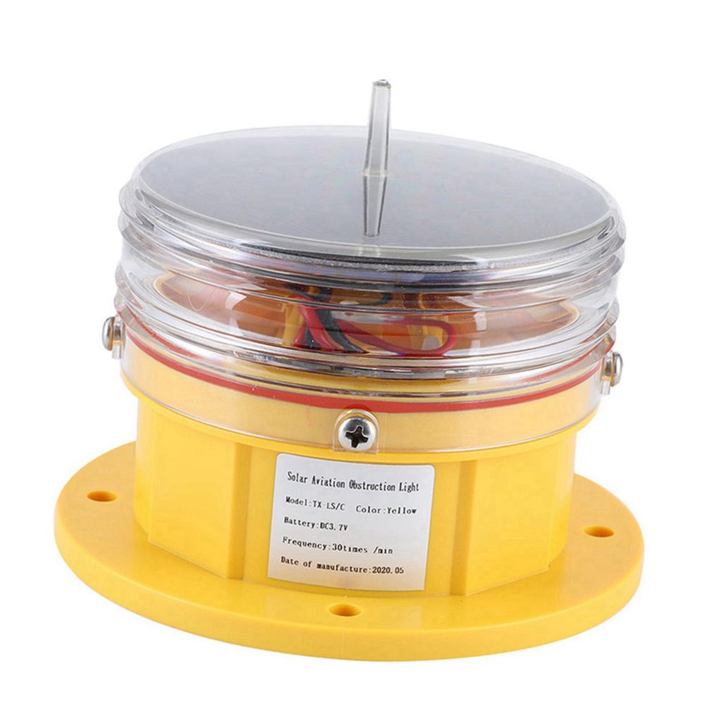 Solar Power Sidelight IP68 LED Ship Marine Dock Barge Safety Beacon Flashing Light 360 degrees  Lighting