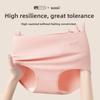 Women's Spring and Autumn Printed Cotton Anti Bacterial Retraction High Waisted Triangle Briefs