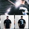 New Gym Fitness T-shirt Loose Oversized Cotton Men Short Sleeves Bodybuilding Sports Tees Summer Training Workout Jogging Tops