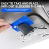 1pcs Car Sun Visor Clip Glasses Cards Case Auto Sunglasses Visor Glasses Holder Sunglasses Bracket Pu Leather Glasses Support