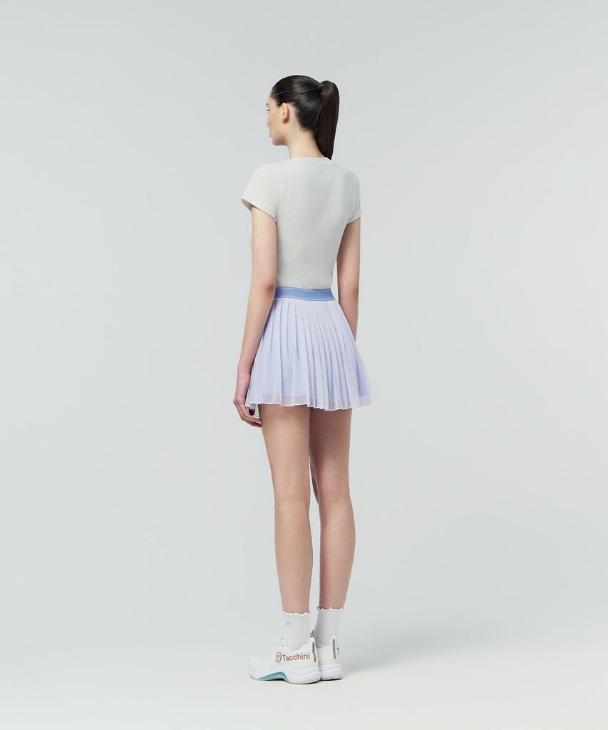 SERGIO TACCHINI W Tacchini Flying Mesh Skirt (L.Indigo)