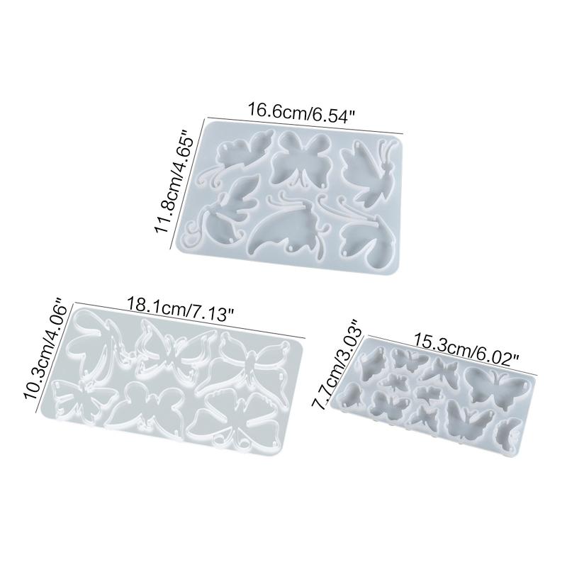 Ręcznie robiony wisiorek motyl biżuteria formy żywiczne kształt zwierzęcia formy silikonowe forma epoksydowa do DIY dzwonki wietrzne brelok