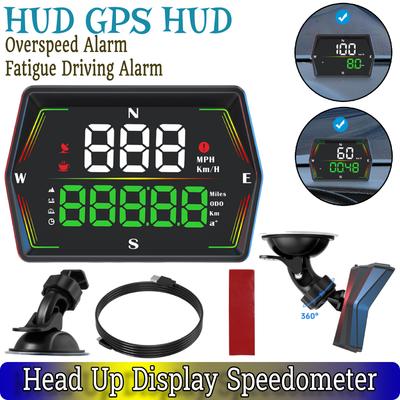 Head Up Display Speedometer Universal HUD GPS HUD Overspeed Alarm Fatigue Driving Alarm Automatic Photosensitivity for Cars