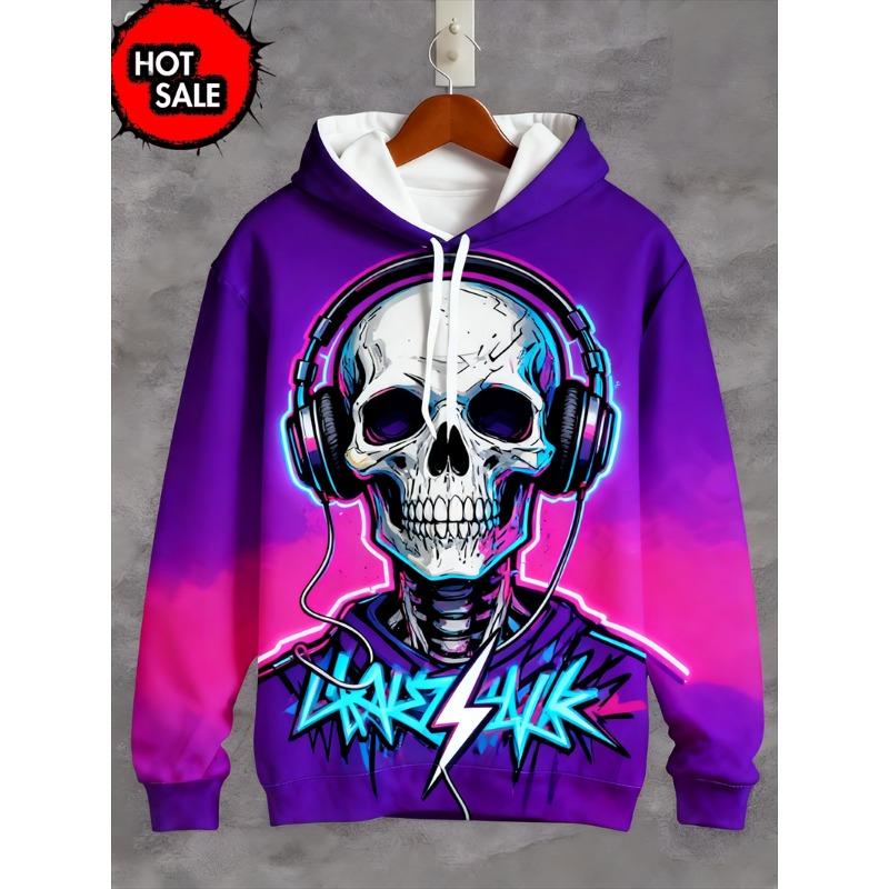 Nieuwe Skeleton Schedel Grafische 3D Print Hoodies Voor Man Oversized Hooded Sweatshirts Harajuku Trainingspakken Pullover Tops Jas Kleding