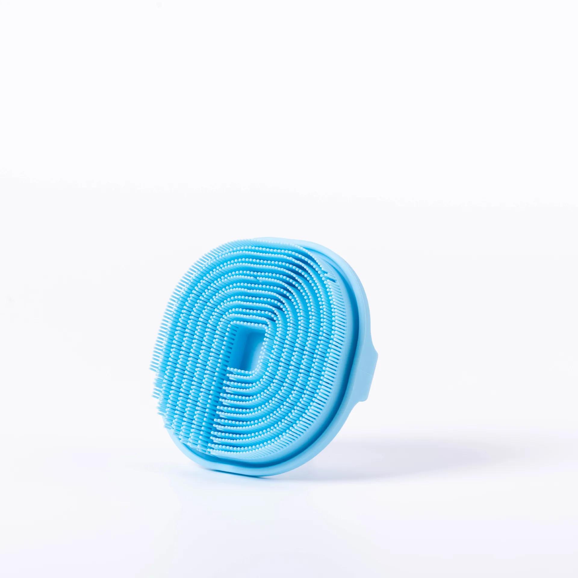 Мягкая силиконовая щетка для тела, щетка для мытья шампунем, ручная щетка для душа, отшелушивающая щетка для ванны, массажер, принадлежности для купания