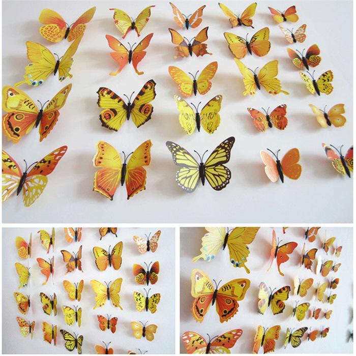3D Butterfly Hairpin & Decorative Scene Props - 4.5CM