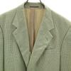mila schon uomo Check Pattern tailored jacket 52 Yellowish green Men's Used