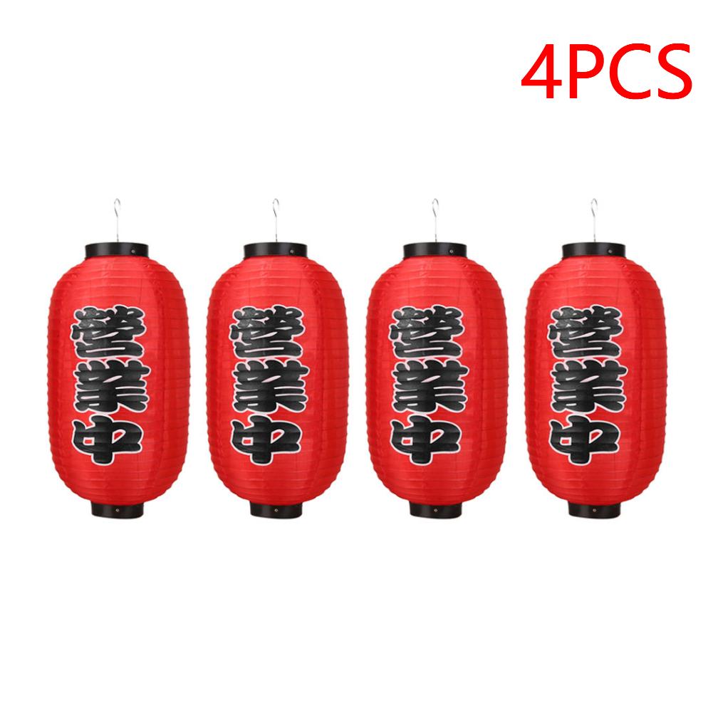 

4 PCS Waterproof Traditional Hanging Lamp 10 inch Traditional Japanese Style Hanging Lantern for Sushi Ramen Restaurant Decor 10 inch