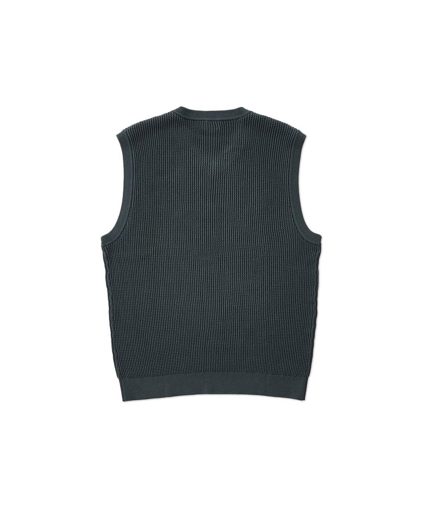 Stco V-Neck Knit Vest Green (Oversized)_Skvua02Ose