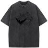 Men's Outdoor Rectangular Night and Day Short-Sleeved ShirtMen Women Fashion Oversized Unisex Breathable Casual Tees