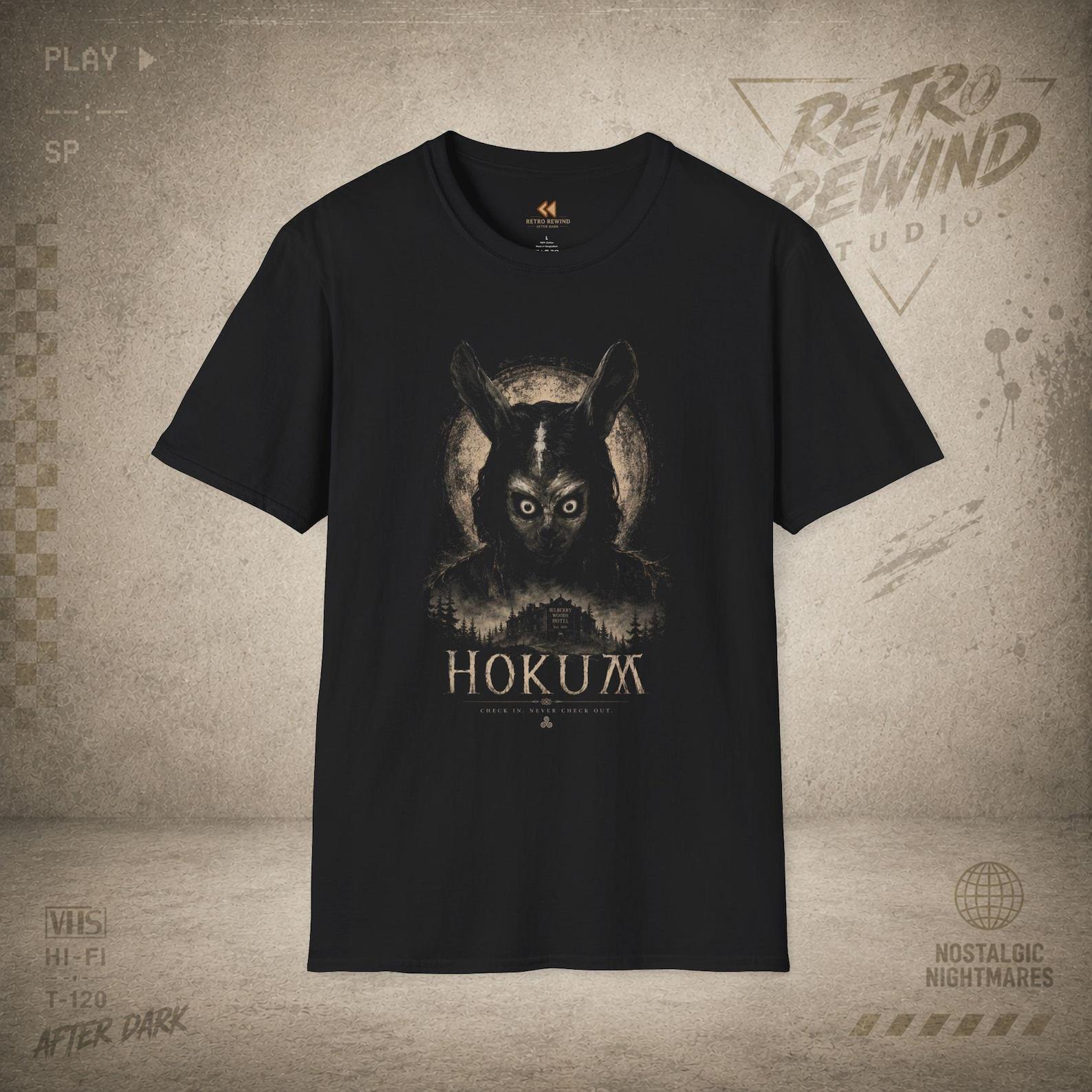 Hokum Horror T-Shirt | Retro Slasher Movie Tee 3XL