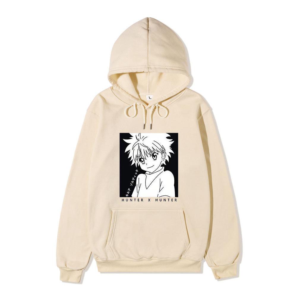 Hunter X Hunter Killua Zoldyck Japanese Anime Hoodie Sweatshirt Casual Unisex Autumn Winter Fleece Streetwear Tops