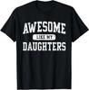 Genial wie der Vater meiner Töchter Vatertagsgeschenk Lustiges T-Shirt