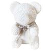 Q-FLA Mini Pearl Bear Plush Ornament, White, Perfect for Gifts and Celebrations, 796241