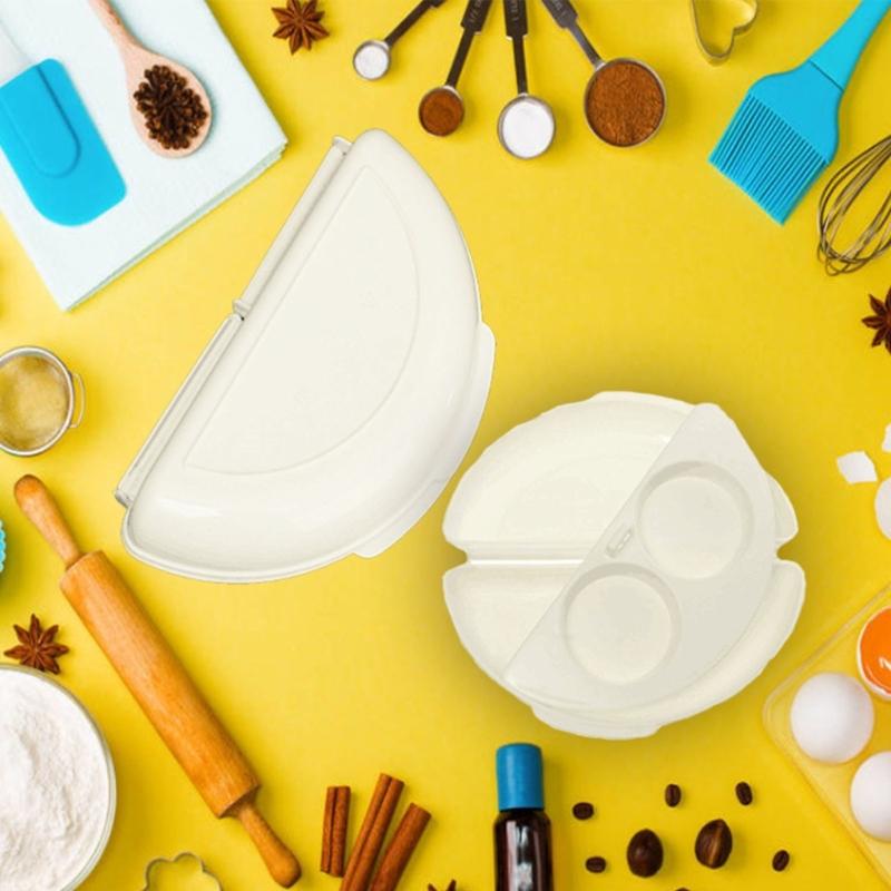 Egg Breakfast Pan Microwave Omelet Pan Egg Poacher Egg Maker Easy to Use Non-Stick Breakfast Egg Cooking Tool for Baking