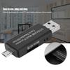 OTg USB Multifunction Card Reader Writer for Micro Sd SD TF PC&Smart Mobile Phones (Black)