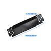 Porcelain-Coated Steel Heat Plate Replacement for 97461, Four-Piece Barbecue Part Set for Cooking Zone Heat Balance and Routine Equipment Care
