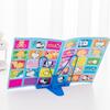 Multifunctional Reading Stand for Desk Adjustable Reading Rack with Page Holder Foldable Metal Base Non-Slip Tabs Neck Pain Relief Gift for Students