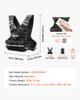 VEVOR Adjustable Weighted Vest, 11-20lb Weight Vest with 6 Ironsand Weights and Reflective Stripe, Body Weight Vest Exercise Set for Men Women