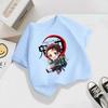 Kids Demon Slayer Anime Cartoon TShirt 2025 Children Blade of Ghost Summer Fashion Funny Clothes for Baby Girls  Boys