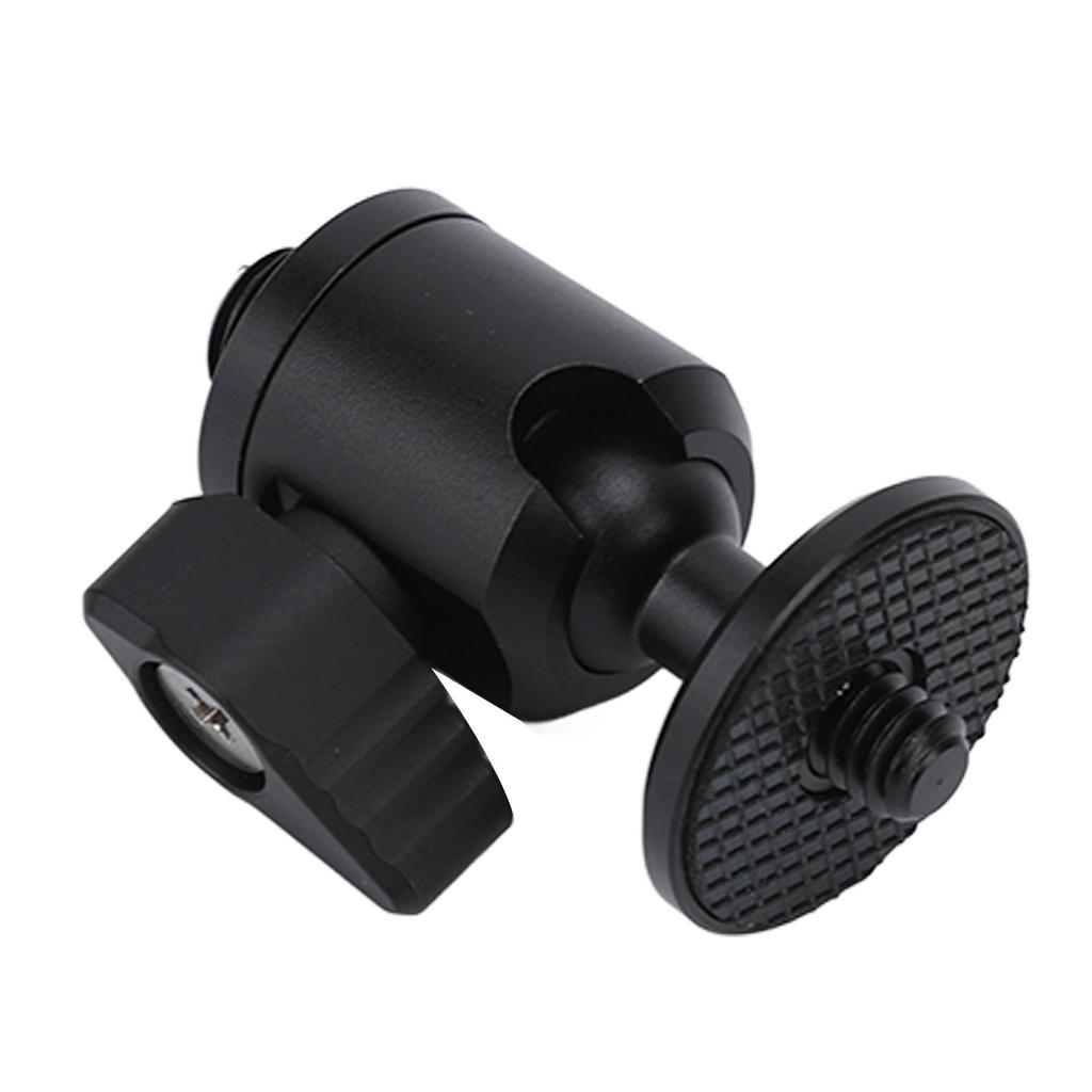 Mocowanie z głowicą kulową 14 cali Obrotowe o 360 stopni Śruba 38 cala Mini adapter gorącej stopki do aparatu telefonu komórkowego