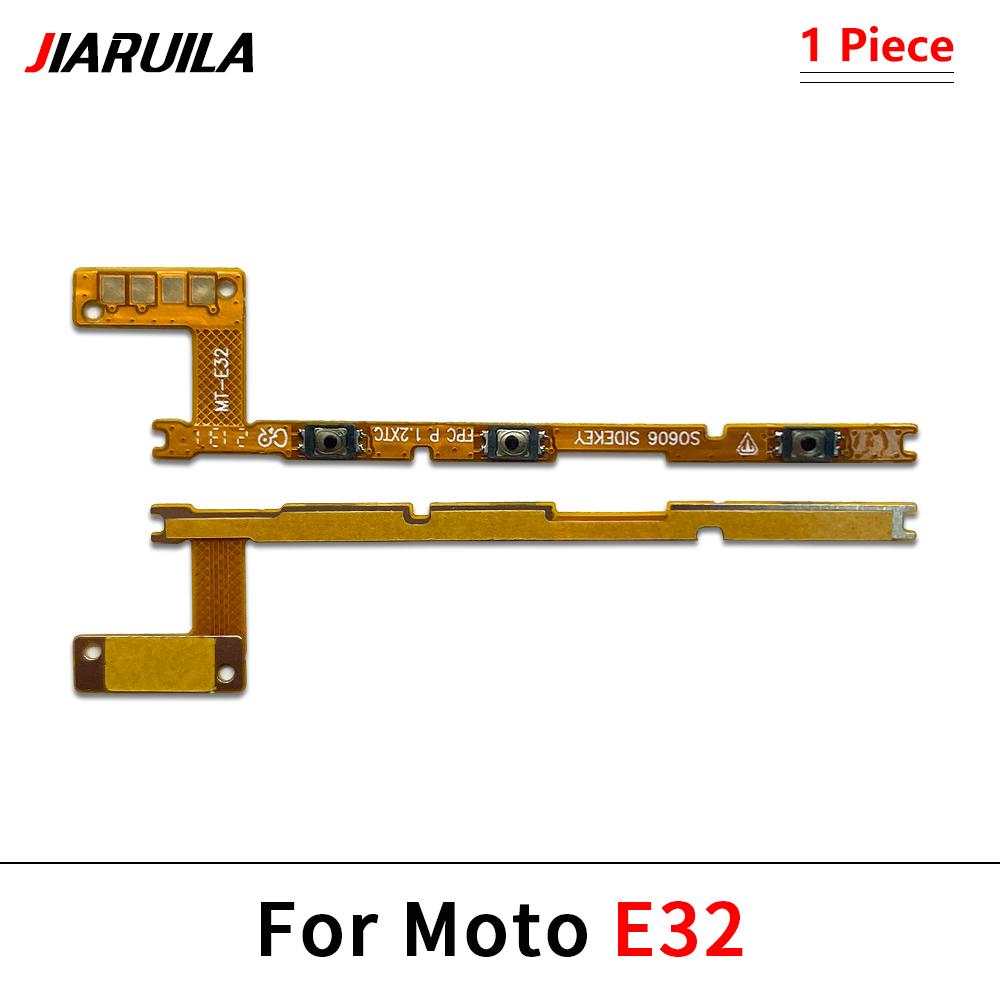 For Moto E11 E11 E11 E6s E7i E7 Power E6 Plus E11s E11I E7I Power ON OFF Mute Switch Control Key Volume Button Flex