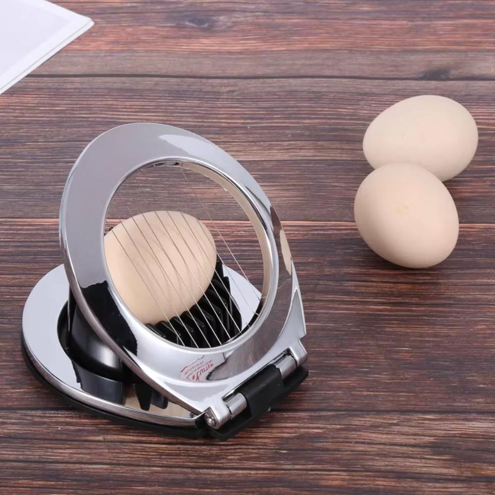 Ergonomic Handle Egg Cutter Rust-proof Eggs Divider Kitchen Gadget Strawberry Cutter  Restaurant