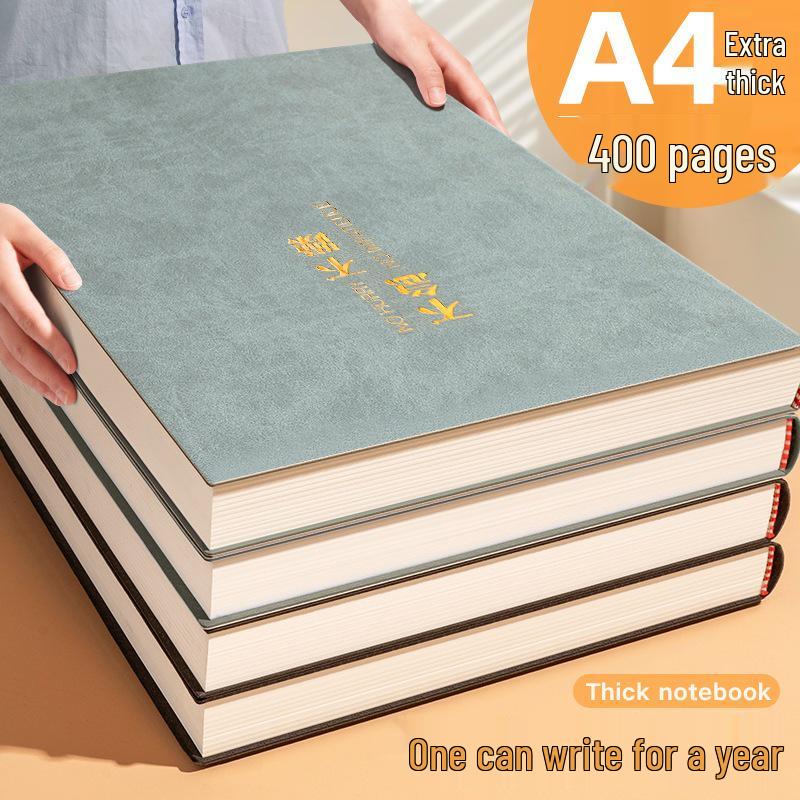 Extra Thick A4 Notebook for Students - Large, Simple Design for High School & University