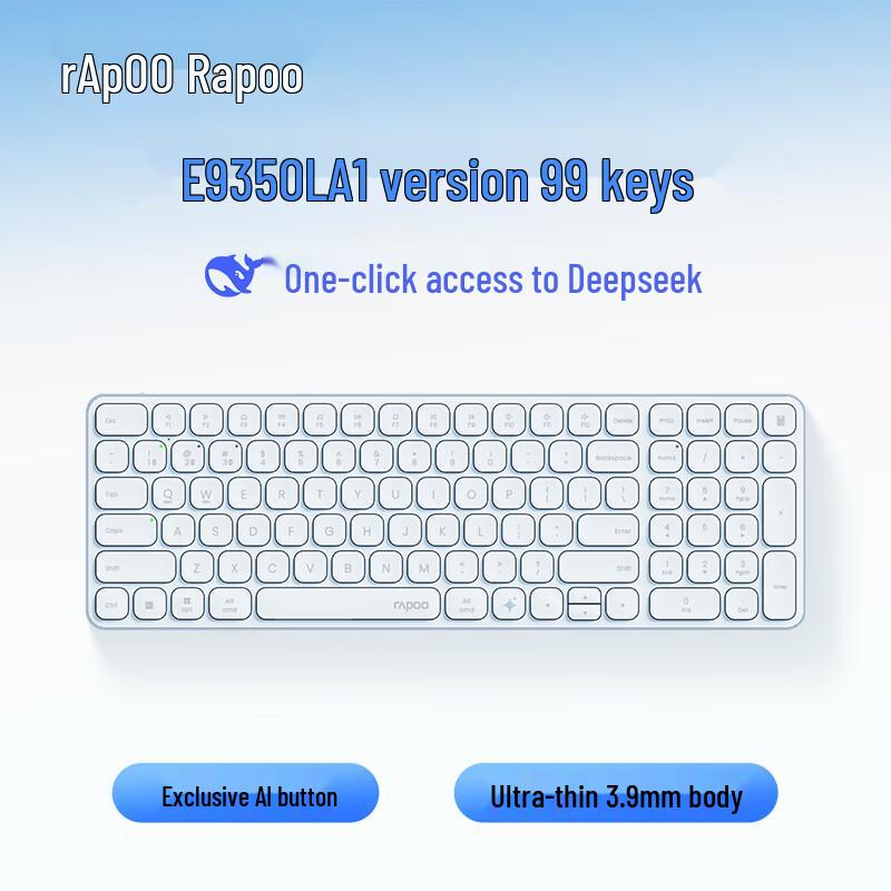 

Rapoo E9350L AI Multi-Mode Wireless Keyboard