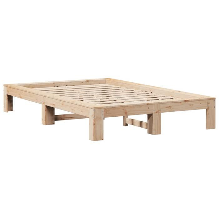 VidaXL Bed Frames Without Mattress 120x200 Cm Solid Pine Wood 3308741