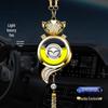 Crystal Rearview Mirror Air Freshener: Long-lasting Fragrance Pendant for Car Interior Decoration
