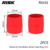 RISK Bicycle Handlebar Tape Fixing Rings Silicone Anti Slip High Elastic Rubber Sleeve Road Mountain Bike Handlebar Installation