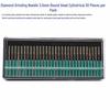 30-Piece Electroplated Diamond Grinding Needle Set with 3.0mm Round Head Cylindrical Tips