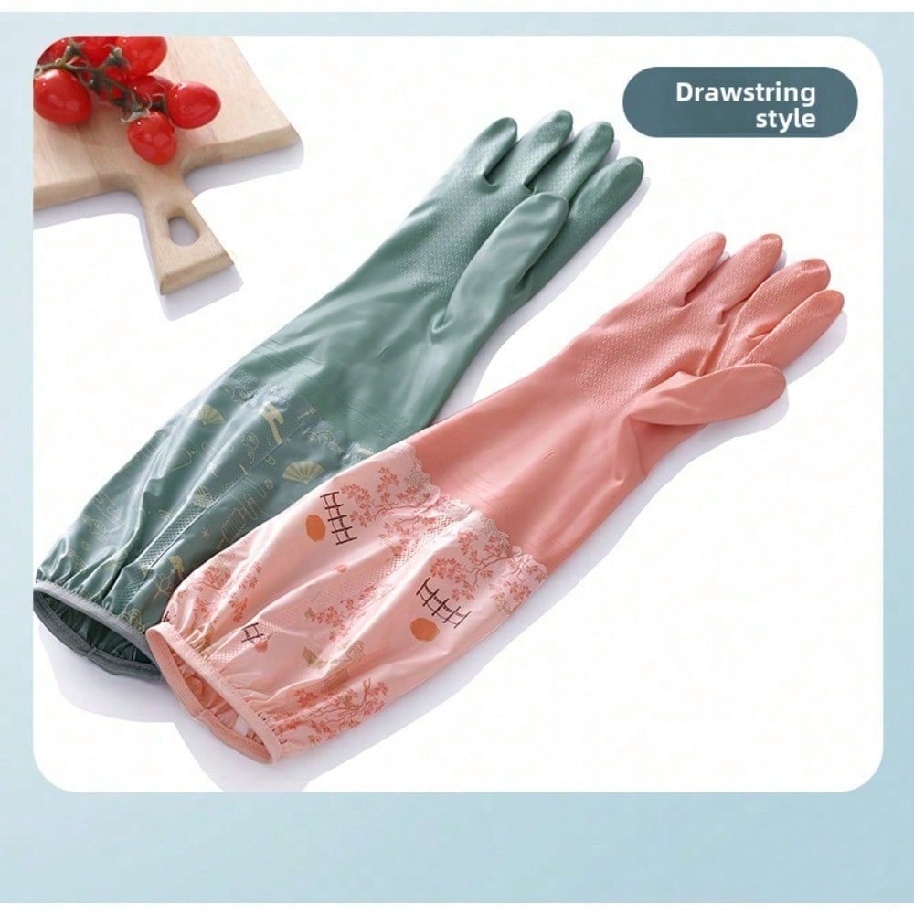 Washing gloves are waterproof for housework, durable household cleaning gloves for dishwashing
